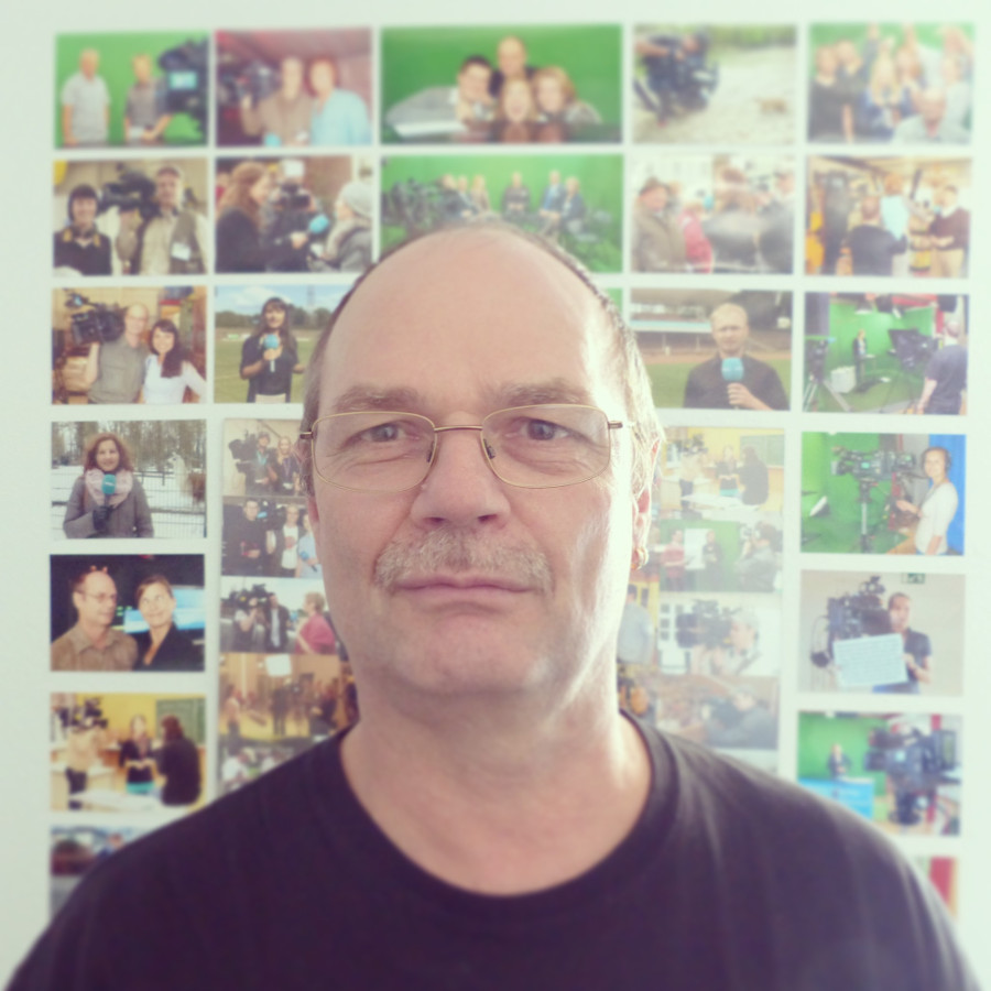 Roland Egersd&ouml;rfer dans son bureau le 30 avril 2014.