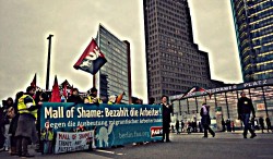 Article : À Berlin, les forçats du «Mall de la honte» veulent être payés